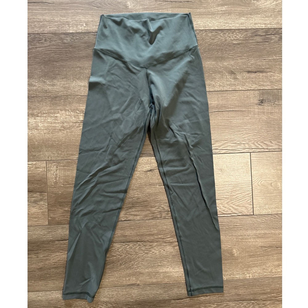 Aerie Olive Green Leggings High Waisted Activewear Pants Size Medium